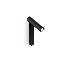 Luminaria de pared MATCH SNOOZE WALL SURF 1.0 IP20, negro mate 