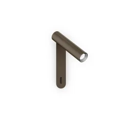 Luminaria de pared MATCH SNOOZE 1.0 de 1 llama, con interruptor, ajustable IP20, bronce cepillado 