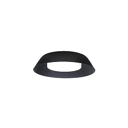 Luminaria de pared y techo TOWNA 1.0 pequeño IP44, negro regulable