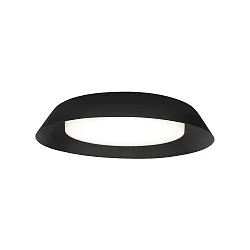 LED Wall /Ceiling luminaire TOWNA 2.0, IP44, Ø 37.1cm, 3000K, dimmable, black