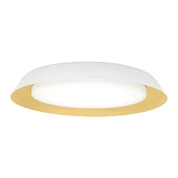 Luminaria de pared y techo TOWNA 2.0 grande IP44, dorado, blanco regulable