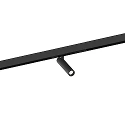Proyector para raíl MATCH ON STREX 1.0 con adaptador IP20, negro mate regulable