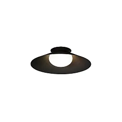 ceiling luminaire CLEA CEILING SURF 1.0 IP20, black matt dimmable