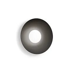 wall luminaire CLEA WALL SURF 1.0 IP20, black matt dimmable