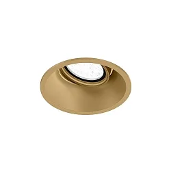 Luminaria empotrable para techos DEEP ADJUST 1.0 - LED giro cardánico, con resortes de clip IP20, champán regulable
