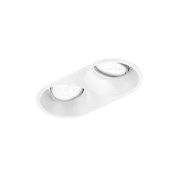 ceiling recessed luminaire DEEP ADJUST 2.0 - LED 2 flames, cardanic swivelling, with wire springs IP20, mat