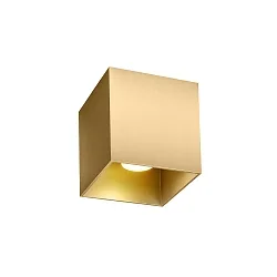 ceiling luminaire BOX CEILING SURF 1.0 1 flame IP20, gold dimmable