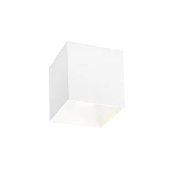 ceiling luminaire BOX CEILING SURF 1.0 1 flame, DALI controllable IP20, white matt dimmable
