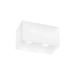 ceiling luminaire BOX CEILING SURF 2.0 2 flames, Dim-To-Warm IP20, white matt dimmable