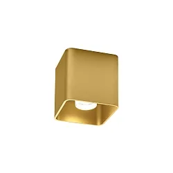 ceiling luminaire DOCUS CEILING SURF 1.0 IP20, gold dimmable