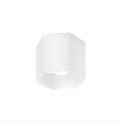 ceiling luminaire HEXO CEILING SURF 1.0 1 flame, Dim-To-Warm IP20, white matt dimmable