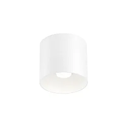ceiling luminaire RAY CEILING SURF 1.0 1 flame IP20, white matt dimmable