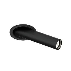 Proyector empotrado MATCH SNEAK 1.0 giratorio IP20, negro mate