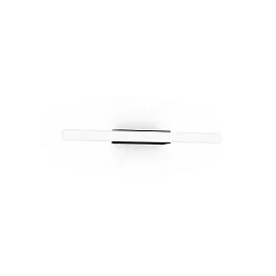 Luminaria de pared LARRA OPAL 1.0 S14d IP20, negro mate regulable