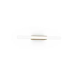 Luminaria de pared LARRA OPAL 1.0 S14d IP20, champán regulable