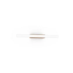 Luminaria de pared LARRA OPAL 1.0 S14d IP20, cobre regulable