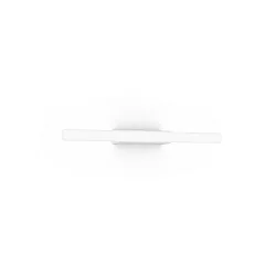 Luminaria de pared LARRA OPAL 1.0 S14d IP20, blanco mate regulable