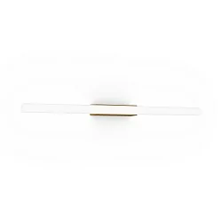 Luminaria de pared LARRA OPAL 2.0 S14d IP20, champán regulable