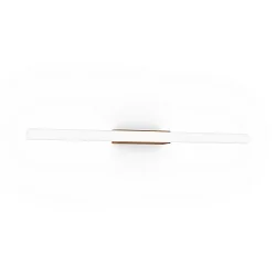 Luminaria de pared LARRA OPAL 2.0 S14d IP20, cobre regulable