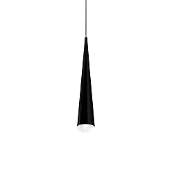 Luminaria colgante CONE 1.0 IP20, negro regulable