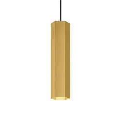 Luminaria colgante HEXO MULTI 3.0 sin roseta IP20, dorado regulable