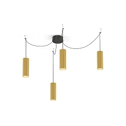 Luminaria colgante RAY 2.0 - PAR16 cilíndrico, corto, con cable abierto GU10 IP20