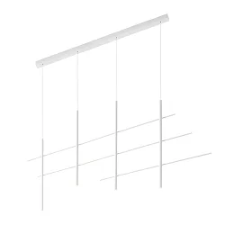 pendant luminaire NET CEILING SUSP 4.0 IP20, white matt dimmable