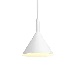 Design Pendant luminaire SHIEK 3.0, Ø 25.2cm, E27 max. 20W, dimmable, white