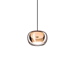 Luminaria colgante WETRO 1.0 de 1 llama Dim-To-Warm IP20, color cobre regulable