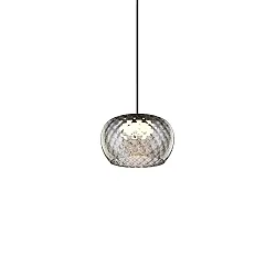 Luminaria colgante WETRO 1.0 de 1 llama Dim-To-Warm IP20, color humo regulable