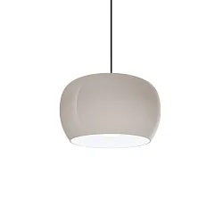 Luminaria colgante WETRO 3.0 de 1 llama, Dim-To-Warm IP20, gris pardo, blanco regulable