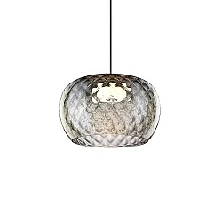 Luminaria colgante WETRO 3.0 de 1 llama, Dim-To-Warm IP20, color humo regulable