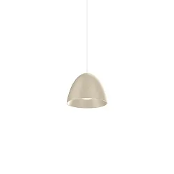 pendant luminaire COZY CONE 3.0 without canopy, with open cable IP20, silk grey dimmable