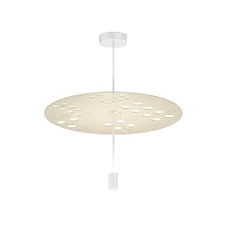 pendant luminaire SHEDDA FRACTAL 1.0 IP20, silk grey dimmable