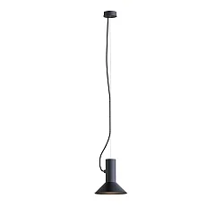 Luminaria colgante ROOMOR CABLE 1.1 - PAR16 - 250CM GU10 IP20, mate, negro intenso regulable