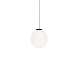 Luminaria colgante DRO SUSPENDED 1.0 - Ø 12.5CM G9 IP20, blanco opalino, negro mate regulable