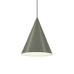 Luminaria colgante DINOR 1.0 Dim-To-Warm IP20, verde, gris regulable