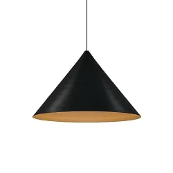 Luminaria colgante DINOR 2.0 Dim-To-Warm IP20, dorado, negro regulable