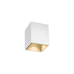 Luz downlight BOX MINI 1.0 angular, versión de montaje en superficie IP20, champán regulable