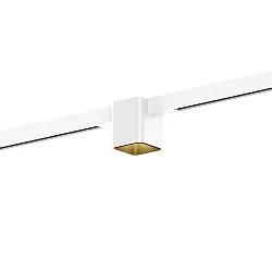 track spot DOCUS MINI ON STREX 1.0 with adapter IP20, gold, white matt 