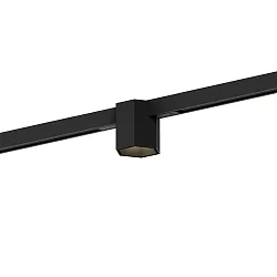 Proyector para raíl HEXO ON STREX 1.0 con adaptador IP20, negro mate 