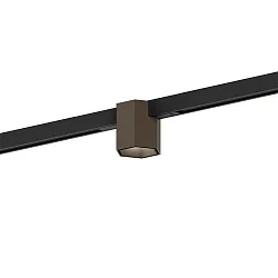 track spot HEXO ON STREX 1.0 with adapter IP20, bronze, black matt dimmable