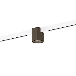 track spot HEXO ON STREX 1.0 with adapter IP20, bronze, white matt dimmable