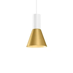 pendant luminaire ODREY CEILING SUSP 1.3 PAR16 GU10 IP20, gold, white matt 