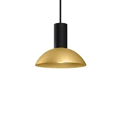 pendant luminaire ODREY CEILING SUSP 1.7 GU10 IP20, gold, black matt 