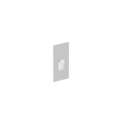 wall recessed luminaire STRIPE WALL REC 0.4 IP20, brushed aluminium 