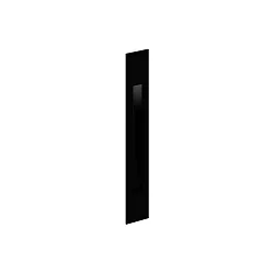 wall recessed luminaire STRIPE WALL REC 2.2 IP20, black matt 