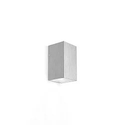 LED Wall luminaire TRAIN 1.0, 1-sided, 6W 3000K 420lm 36°, CRi >90, dimmable, aluminum brushed