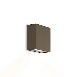 Luminaria de pared para exteriores CENTRAL OUTDOOR WALL SURF 1.0 IP65, color bronce regulable