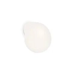 Luminaria de espejo DRO 2.0 - 17.5CM E14 IP44, blanco opalino, blanco mate regulable